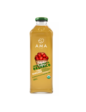 Jugo manzana organico 1 litro Marca Ama