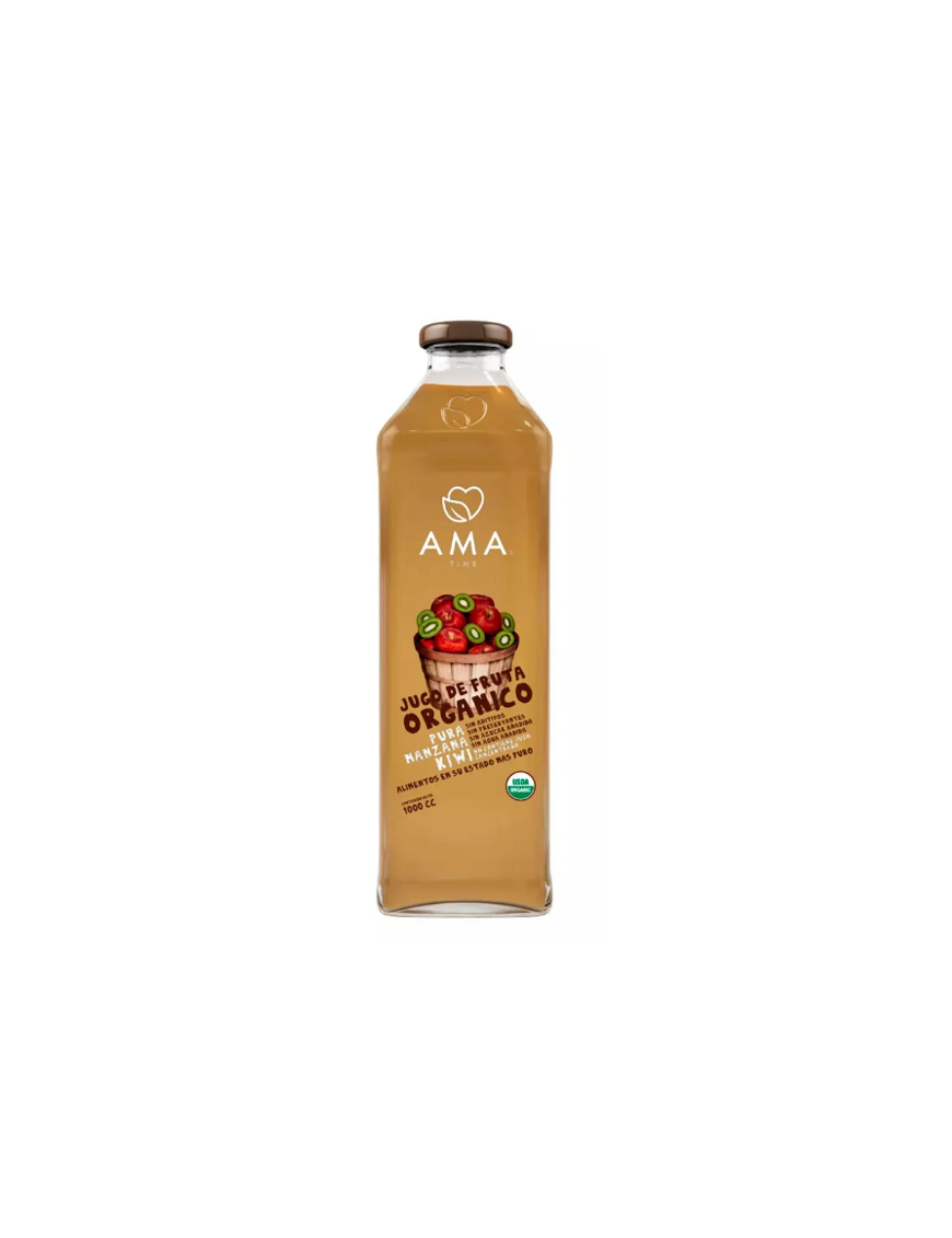 Jugo manzana kiwi organico 1 litro Marca Ama