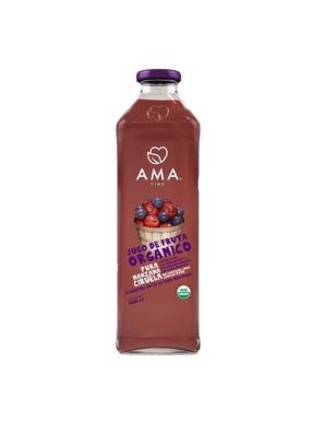 Jugo manzana ciruela organico 1 litro Marca Ama