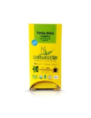 YERBA MATE ORGANICA 25 SOBRES  50GRS