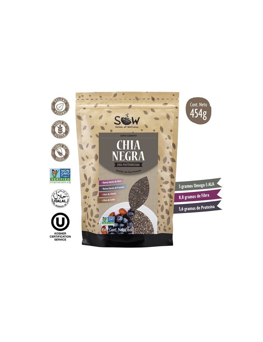 CHIA NEGRA SOW - 454 GRS