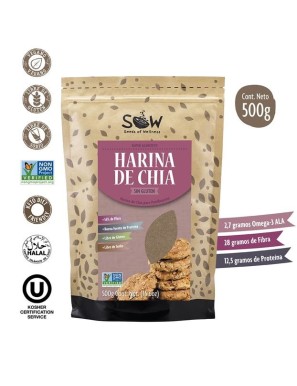 HARINA DE CHIA SOW - 500 GRS
