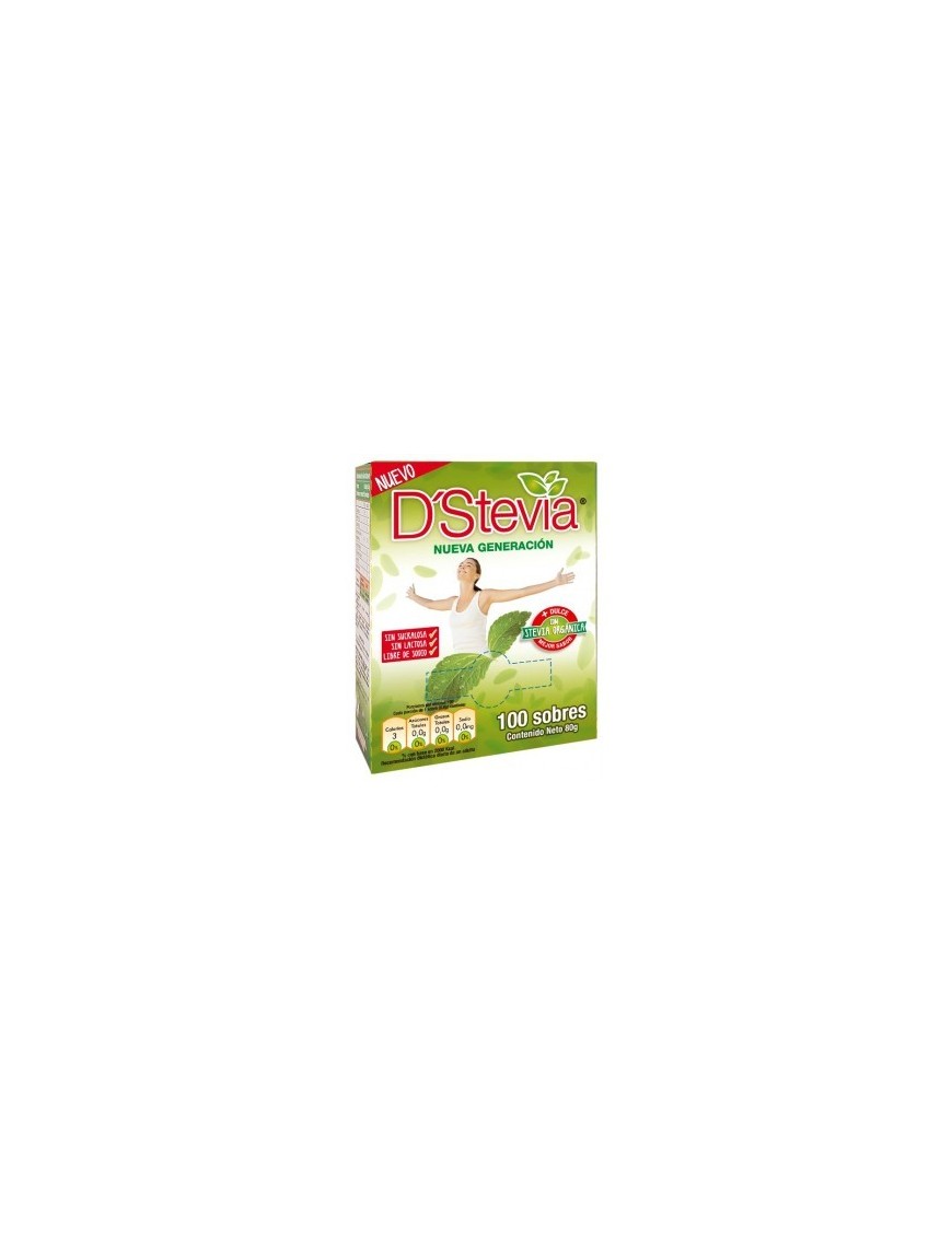ENDULZANTE DSTEVIA CAJA 100 SOBRES 80GR