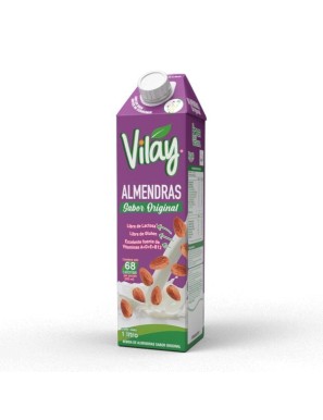 Bebida vegetal almendra original 1 litro Marca Vilay