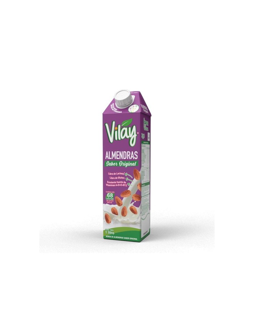Bebida vegetal almendra original 1 litro Marca Vilay