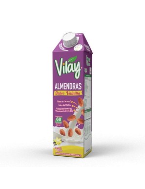 Bebida vegetal almendra vainilla 1 litro Marca Vilay