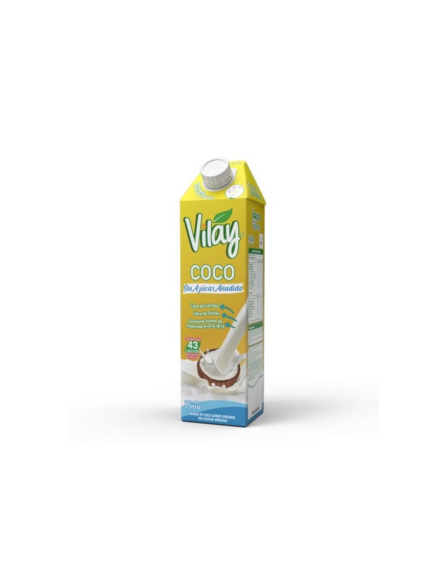 BEBIDA VEGETAL COCO SIN AZUCAR  - 1L  (12 UNIDADES)