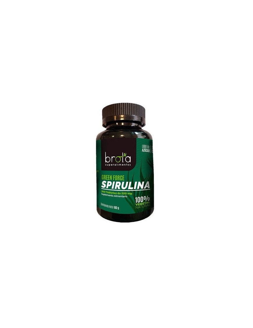 SPIRULINA GREEN FORCE (360 TABLETAS)  180 GR