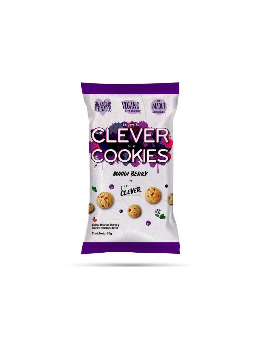 GALLETAS CLEVER BALLS CHOCO CHIPS 30 GR