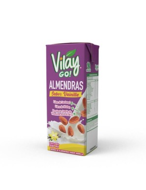 Bebida vegetal almendra vainilla 200 cc Marca Vilay