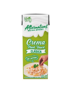 Crema_vegetal sin azucar 200 cc  Marca Vilay