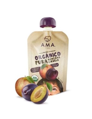 Manzana ciruela organico 90 gramos Marca Ama