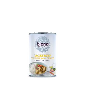 Yellow thai curry jackfruit in can organic 400 gramos Marca Biona