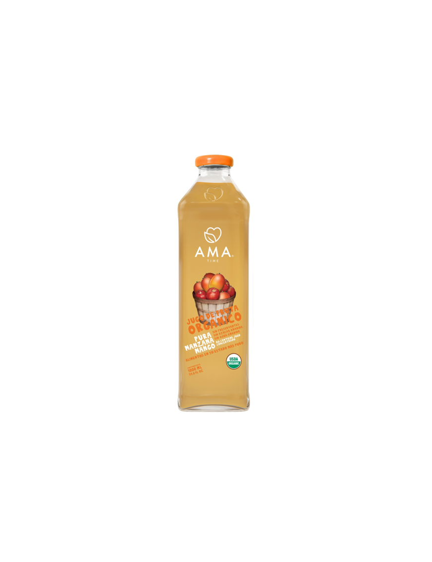 Jugo manzana mango organico 1 litro Marca Ama