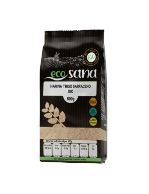Harina trigo sarraceno bio 500 gramos Marca Ecosana