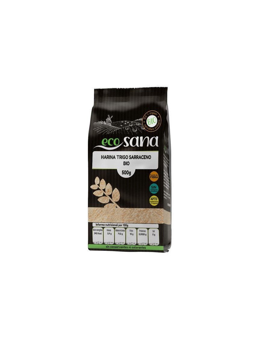 Harina trigo sarraceno bio 500 gramos Marca Ecosana