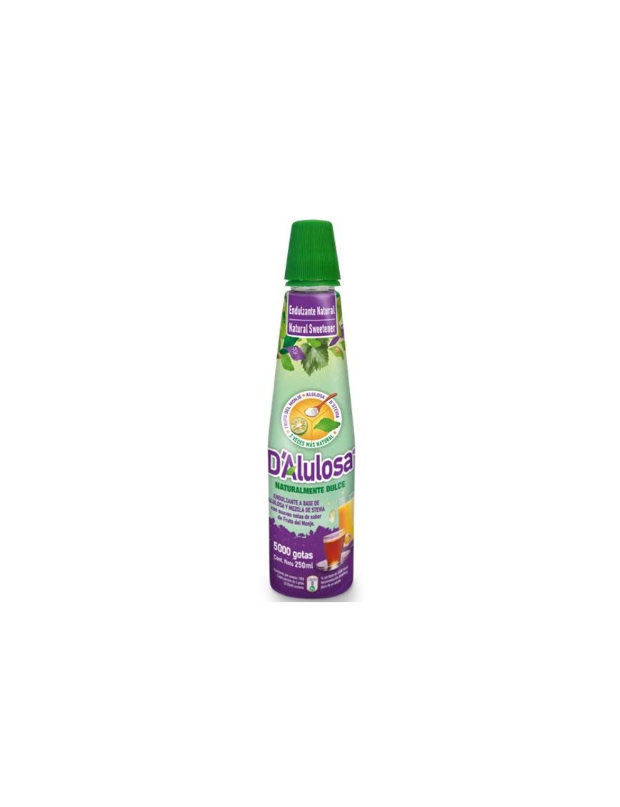 Endulzante alulosa liquido 250 cc Marca D Alulosa