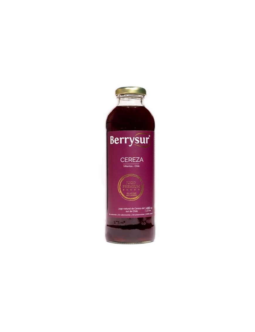 Jugo cereza 480 cc Marca Berrysur