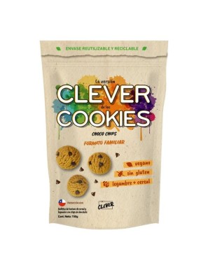 Clever cookies choco chips 150 gramos Marca Eat Clever