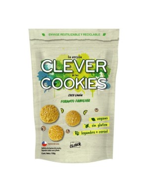 Clever cookies coco limon 150 gramos Marca Eat Clever