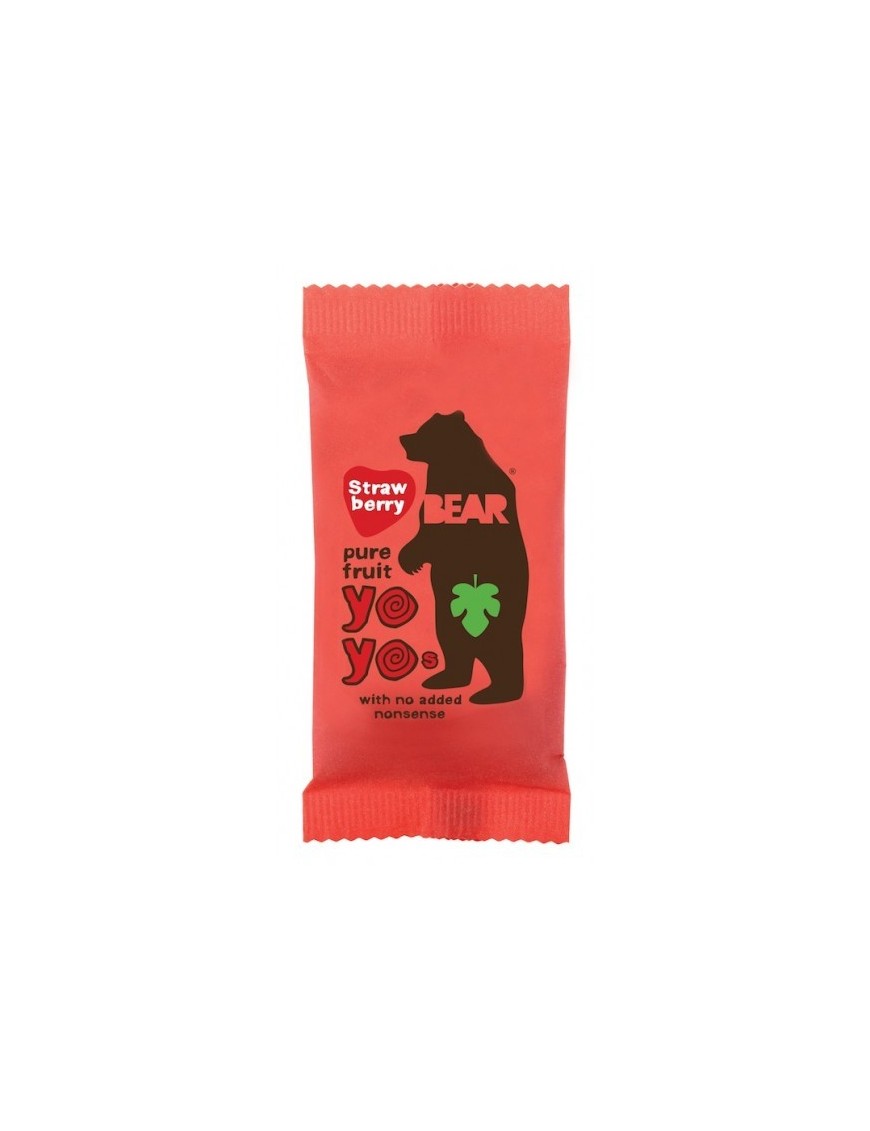 Rollitos de fruta sabor frutilla 20 gramos Marca Bear
