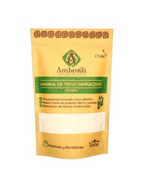 Harina de trigo sarraceno 500 gramos Marca Ambrosia