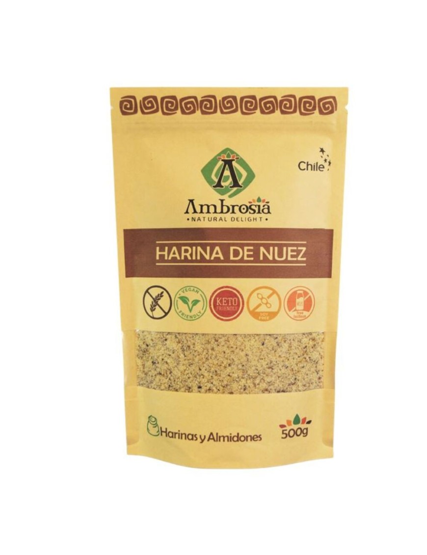 Harina de nuez  500 gramos Marca Ambrosia