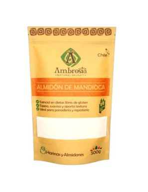 Almidon de mandioca 500 gramos Marca Ambrosia