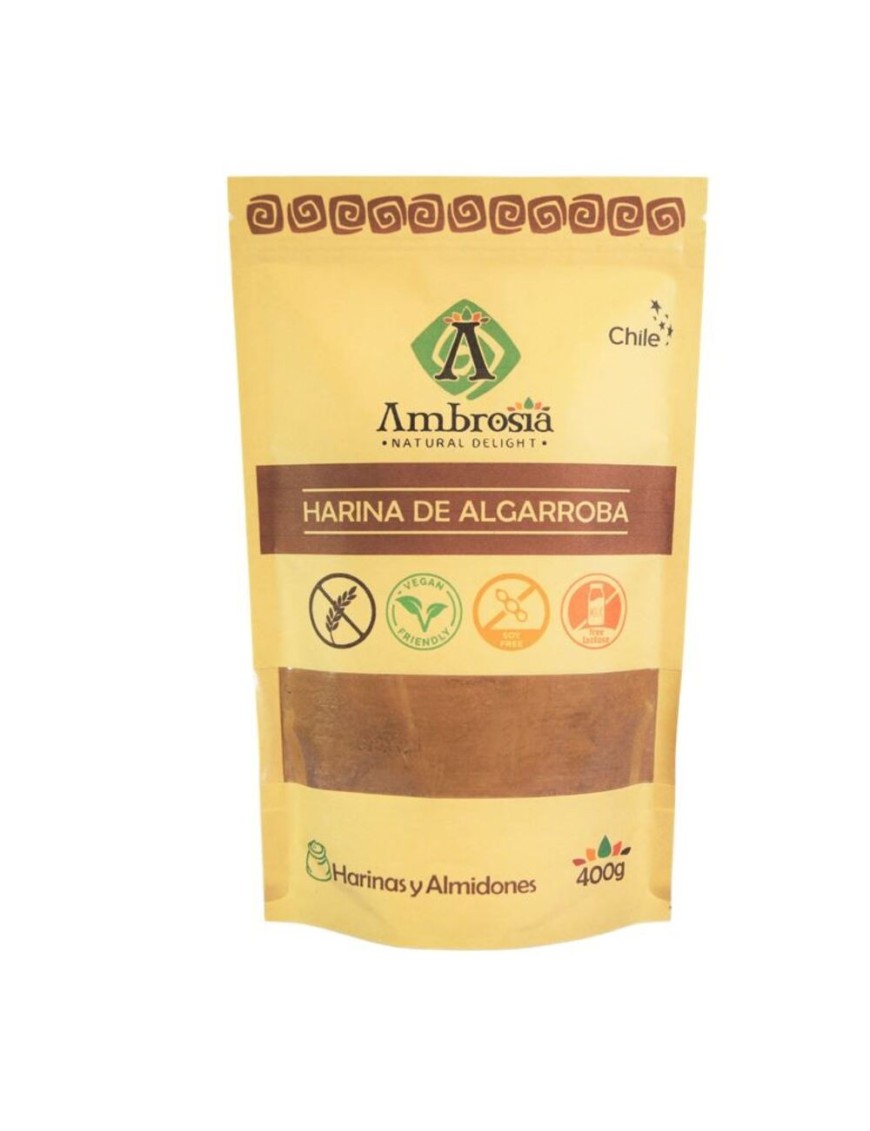 Harina de algarroba 400 gramos Marca Ambrosia