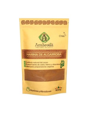 Harina de algarroba 400 gramos Marca Ambrosia