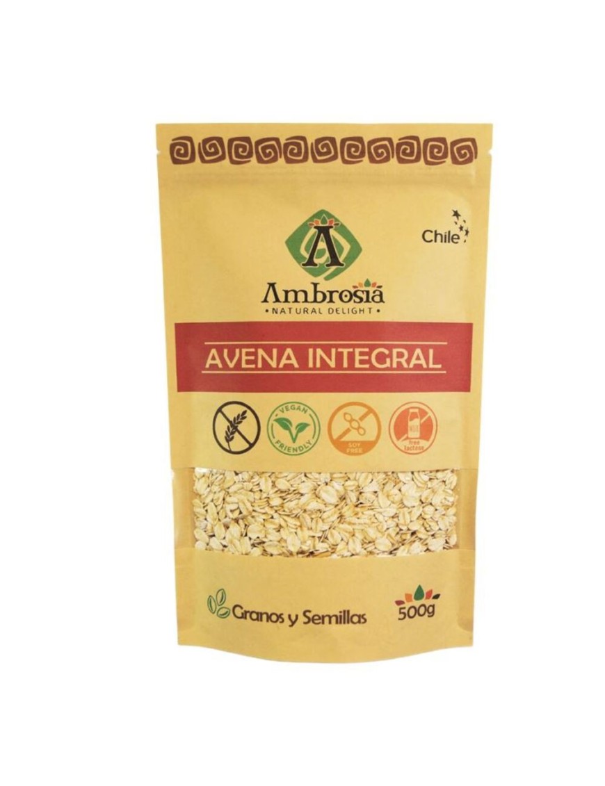 Avena integral 500 gramos Marca Ambrosia