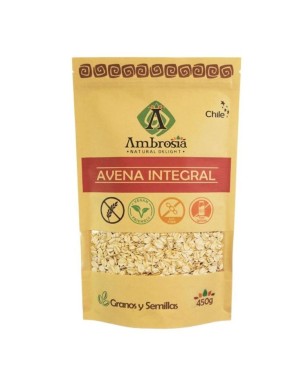 Avena integral 500 gramos Marca Ambrosia