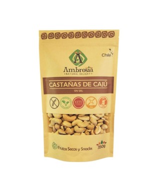 Castañas de caju 350 gramos Marca Ambrosia