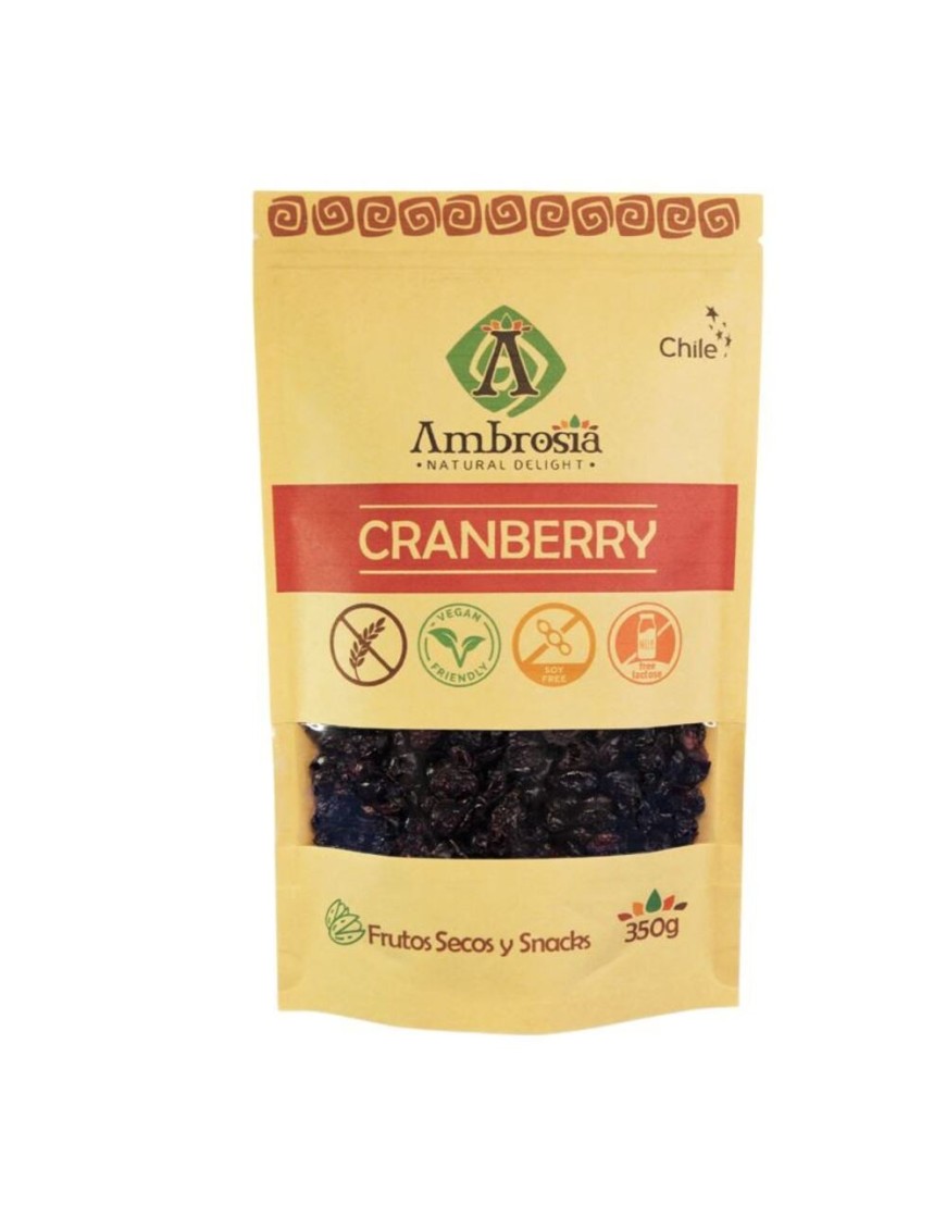 Cranberry 350 gramos Marca Ambrosia