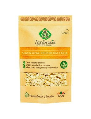 Manzana deshidratada 150 gramos Marca Ambrosia