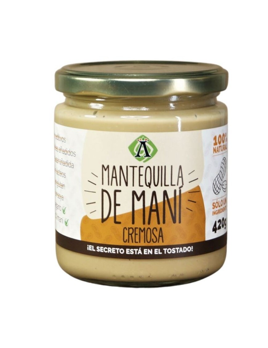 Mantequilla de mani cremosa 420 gramos Marca Ambrosia