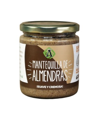 Mantequilla de almendra cremosa 420 gramos Marca Ambrosia