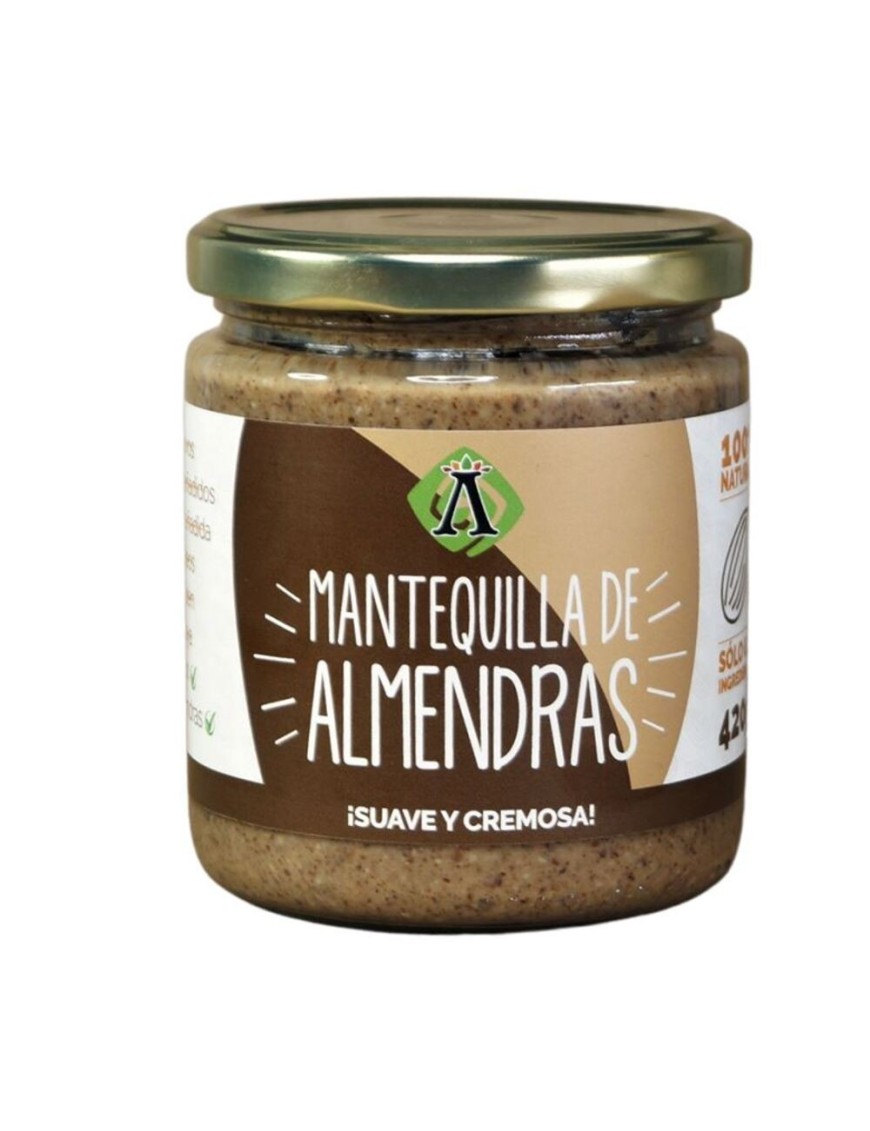 Mantequilla de almendra cremosa 420 gramos Marca Ambrosia