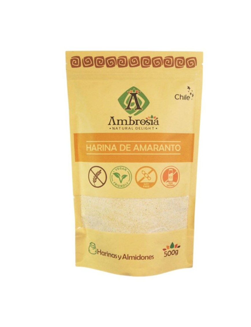Harina de amaranto 500 gramos Marca Ambrosia