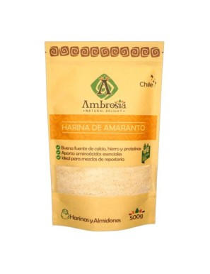 Harina de amaranto 500 gramos Marca Ambrosia