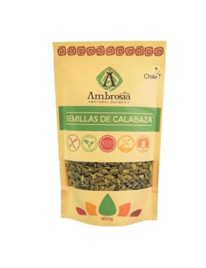 Semillas de calabaza 450 gramos Marca Ambrosia