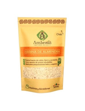 Harina de almendra 500 gramos Marca Ambrosia