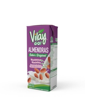 Bebida vegetal almendra original 200 cc Marca Vilay