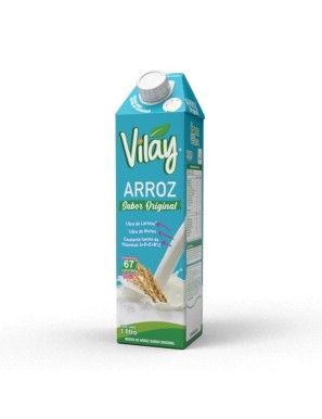 Bebida vegetal arroz original 1 litro Marca Vilay