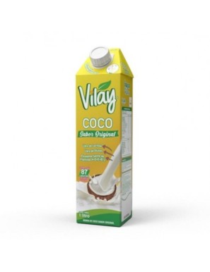 Bebida vegetal coco original 1 litro Marca Vilay