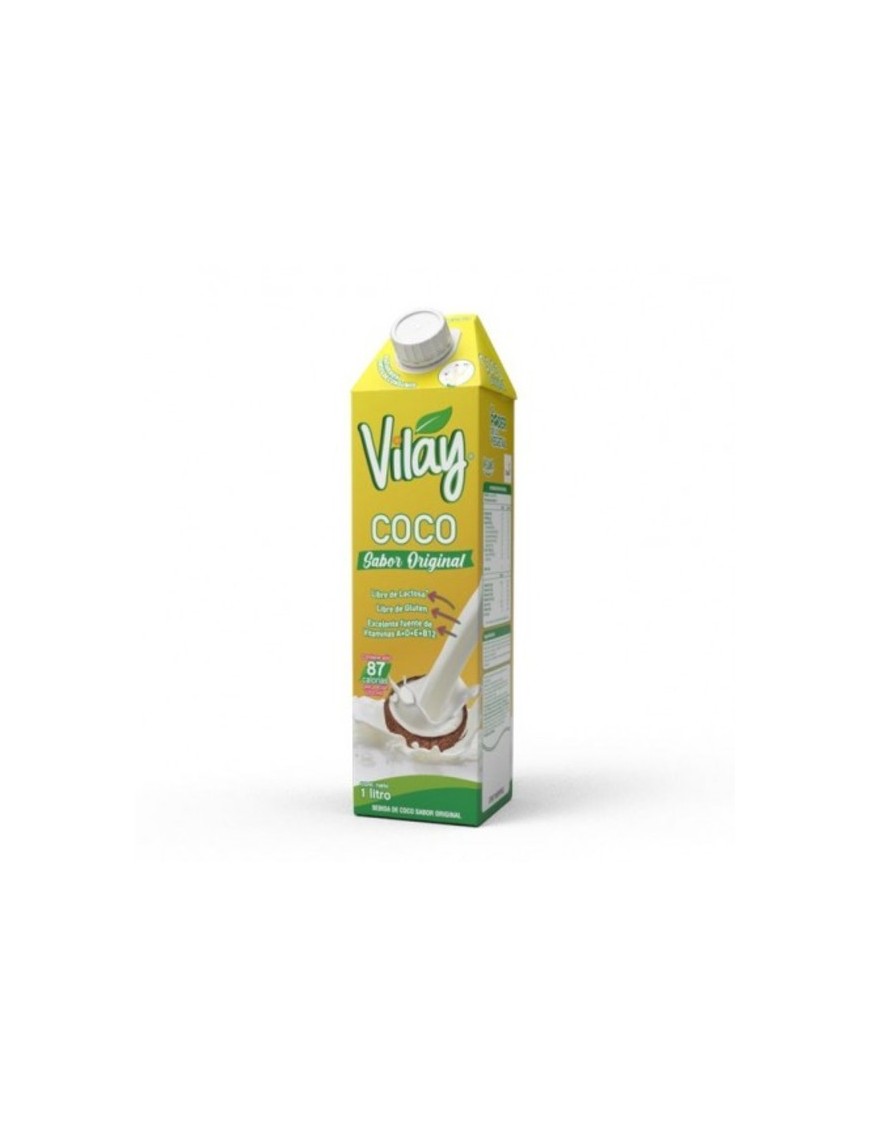 Bebida vegetal coco original 1 litro Marca Vilay