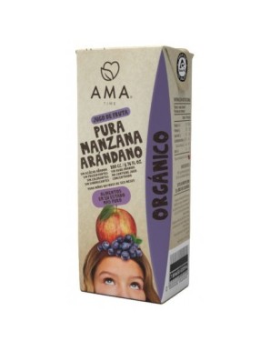 JUGO MANZANA ARANDANO ORGANICO 200 CC (PACK 3 UNIDADES)