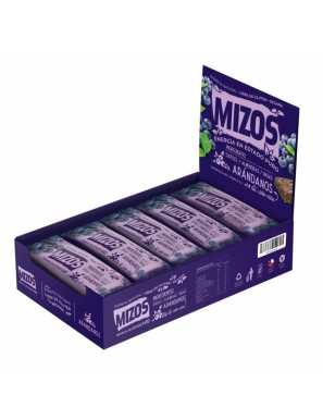 Barrita natural arandano 18 barras de 35 gramos Marca Mizos