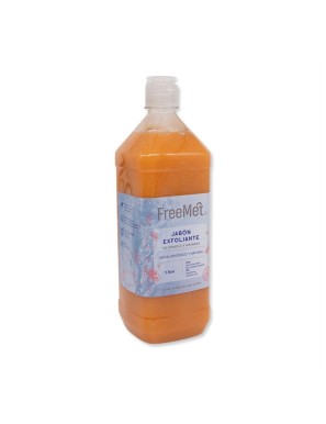 Jabon liquido exfoliante recarga 1 litro Marca Freemet