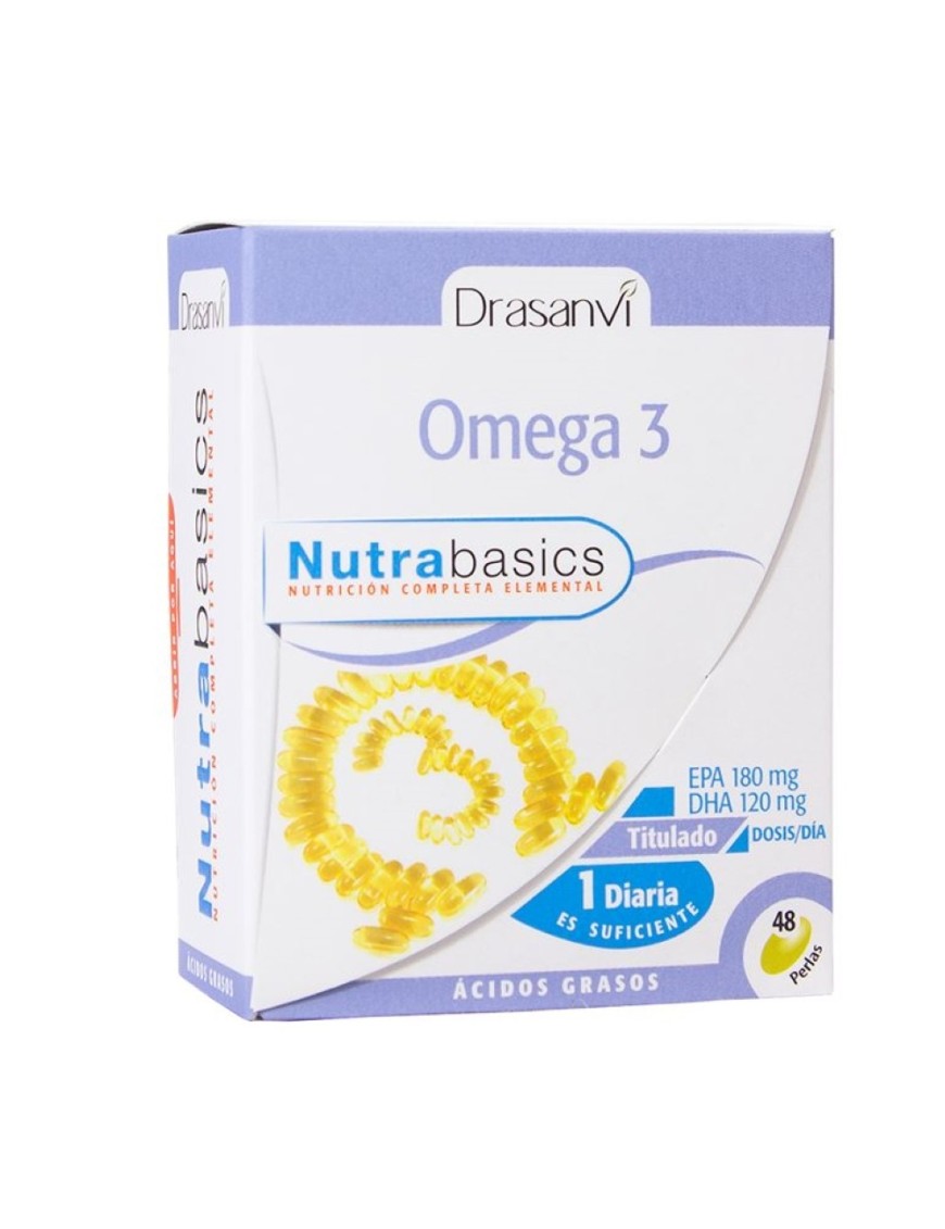 Omega 3 1000 mg 48 perlas nutrabasicos Marca Drasanvi